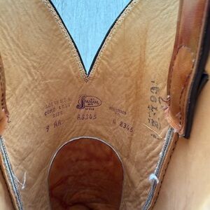 Justin Boots Tan Leather Women's Shoes